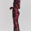 Lanetta Romantisches Maxikleid mit Blumenmuster Lanetta Romantisches Maxikleid mit Blumenmuster