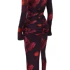 Lanetta Romantisches Maxikleid mit Blumenmuster Lanetta Romantisches Maxikleid mit Blumenmuster