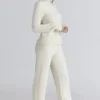Lara Elfenbein Merinowolle-Rippstrick-Hose Lara Elfenbein Merinowolle-Rippstrick-Hose