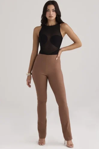 Laurel Toast Hose mit hoher Taille