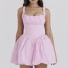 Le Puff Cotton Candy Baumwoll-Tüll-Minikleid