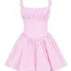 Le Puff Cotton Candy Baumwoll-Tüll-Minikleid
