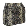 Lena Rock aus veganem Leder mit Schlangenprint Lena Rock aus veganem Leder mit Schlangenprint