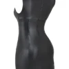 Leola Schwarzes Minikleid aus veganem Leder Leola Schwarzes Minikleid aus veganem Leder