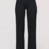 Leona Schwarze Satin-Hose mit Überrock Leona Schwarze Satin-Hose mit Überrock