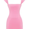 Leonida French Pink Korsetts-Minikleid
