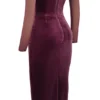 Leora Mulberry trägerloses Midikleid Leora Mulberry trägerloses Midikleid