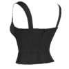 Liberty Schwarzes Satin-Korsett Liberty Schwarzes Satin-Korsett
