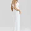 Lini Weißes Maxikleid aus Mesh Lini Weißes Maxikleid aus Mesh