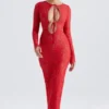 Lisandra – Rotes Maxikleid aus Spitze Lisandra – Rotes Maxikleid aus Spitze