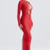Lisandra – Rotes Maxikleid aus Spitze Lisandra – Rotes Maxikleid aus Spitze
