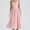 Lolita Rose Pink Baumwoll-Korsetts-Sommerkleider Lolita Rose Pink Baumwoll-Korsetts-Sommerkleider