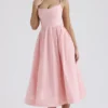 Lolita Rose Pink Baumwoll-Korsetts-Sommerkleider Lolita Rose Pink Baumwoll-Korsetts-Sommerkleider