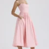 Lolita Rose Pink Baumwoll-Korsetts-Sommerkleider Lolita Rose Pink Baumwoll-Korsetts-Sommerkleider