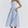 Lolita Soft Blue Korsettsommerkleid Lolita Soft Blue Korsettsommerkleid