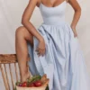 Lolita Soft Blue Korsettsommerkleid Lolita Soft Blue Korsettsommerkleid