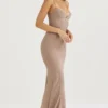 Loren Latte Korsetts-Maxikleid Loren Latte Korsetts-Maxikleid