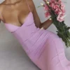 Loren Rosa Maxikleid Loren Rosa Maxikleid