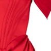 Loretta – Rotes Satin-Schulterfreies Kleid Loretta – Rotes Satin-Schulterfreies Kleid