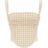 Lottie Gingerbread Gingham Korsett Lottie Gingerbread Gingham Korsett