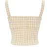 Lottie Gingerbread Gingham Korsett Lottie Gingerbread Gingham Korsett