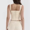 Lottie Gingerbread Gingham Korsett Lottie Gingerbread Gingham Korsett