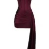 Loubella Mulberry trägerloses Korsetts-Kleid Loubella Mulberry trägerloses Korsetts-Kleid
