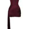 Loubella Mulberry trägerloses Korsetts-Kleid Loubella Mulberry trägerloses Korsetts-Kleid