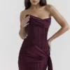 Loubella Mulberry trägerloses Korsetts-Kleid Loubella Mulberry trägerloses Korsetts-Kleid