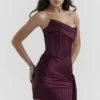 Loubella Mulberry trägerloses Korsetts-Kleid Loubella Mulberry trägerloses Korsetts-Kleid
