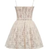 Louisa Vintage Mini-Kleid aus cremefarbener Spitze Louisa Vintage Mini-Kleid aus cremefarbener Spitze