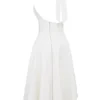 Loulou Midi-Kleid in Elfenbein mit Neckholder Loulou Midi-Kleid in Elfenbein mit Neckholder