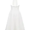 Loulou Midi-Kleid in Elfenbein mit Neckholder Loulou Midi-Kleid in Elfenbein mit Neckholder