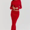 Lourdes Scarlet Maxirock aus Kaschmirmischung Lourdes Scarlet Maxirock aus Kaschmirmischung