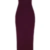 Lucia Grape – trägerloses Korsetts-Maxikleid Lucia Grape – trägerloses Korsetts-Maxikleid