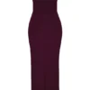Lucia Grape – trägerloses Korsetts-Maxikleid Lucia Grape – trägerloses Korsetts-Maxikleid