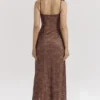Lucianna Espresso Spitzen-Maxikleid Lucianna Espresso Spitzen-Maxikleid