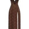 Lucianna Espresso Spitzen-Maxikleid Lucianna Espresso Spitzen-Maxikleid