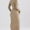 Lucille Camel Fuzzy Maxikleid Lucille Camel Fuzzy Maxikleid