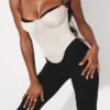 Luette Beige Satin-Korsett mit Bügeln Luette Beige Satin-Korsett mit Bügeln