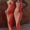 Carmella Coral – Maxikleid mit Handstickerei Carmella Coral – Maxikleid mit Handstickerei