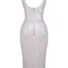 Madeleine Violet Ice Vinyl-Midi-Kleid Madeleine Violet Ice Vinyl-Midi-Kleid