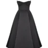 Mademoiselle – Midi-Kleid aus schwarzem Tüll Mademoiselle – Midi-Kleid aus schwarzem Tüll