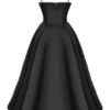 Mademoiselle – Midi-Kleid aus schwarzem Tüll Mademoiselle – Midi-Kleid aus schwarzem Tüll