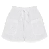 Mae Shorts aus weißer Broderie Anglaise Mae Shorts aus weißer Broderie Anglaise