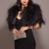 Magdalena Schwarzes trägerloses Midikleid Magdalena Schwarzes trägerloses Midikleid