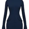 Mahalia Navy Minikleid Mahalia Navy Minikleid