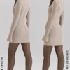 Mahalia Taupe Langarm-Minikleid Mahalia Taupe Langarm-Minikleid