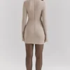 Mahalia Taupe Langarm-Minikleid Mahalia Taupe Langarm-Minikleid