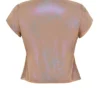 Maia Shimmer Cafe Au Lait Oberteil mit Bindeband vorne Maia Shimmer Cafe Au Lait Oberteil mit Bindeband vorne